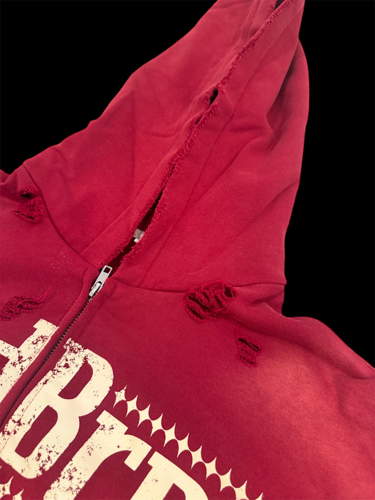 Red University Zip up
