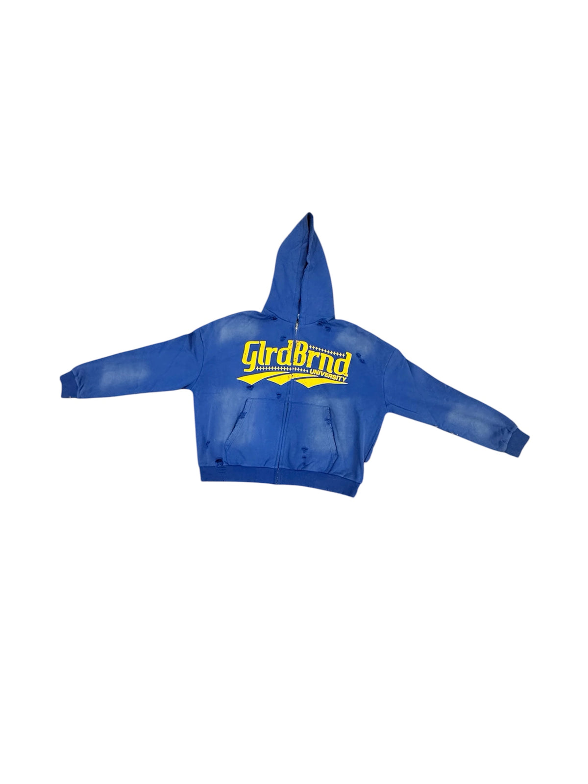 Blue University Zip Up