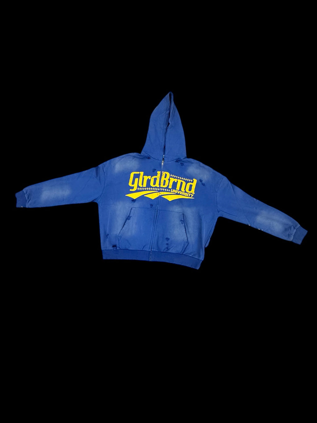 Blue University Zip Up