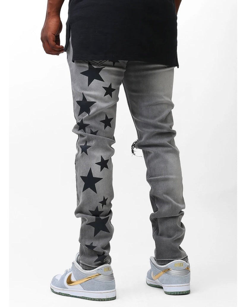 Star Jeans (Gray)