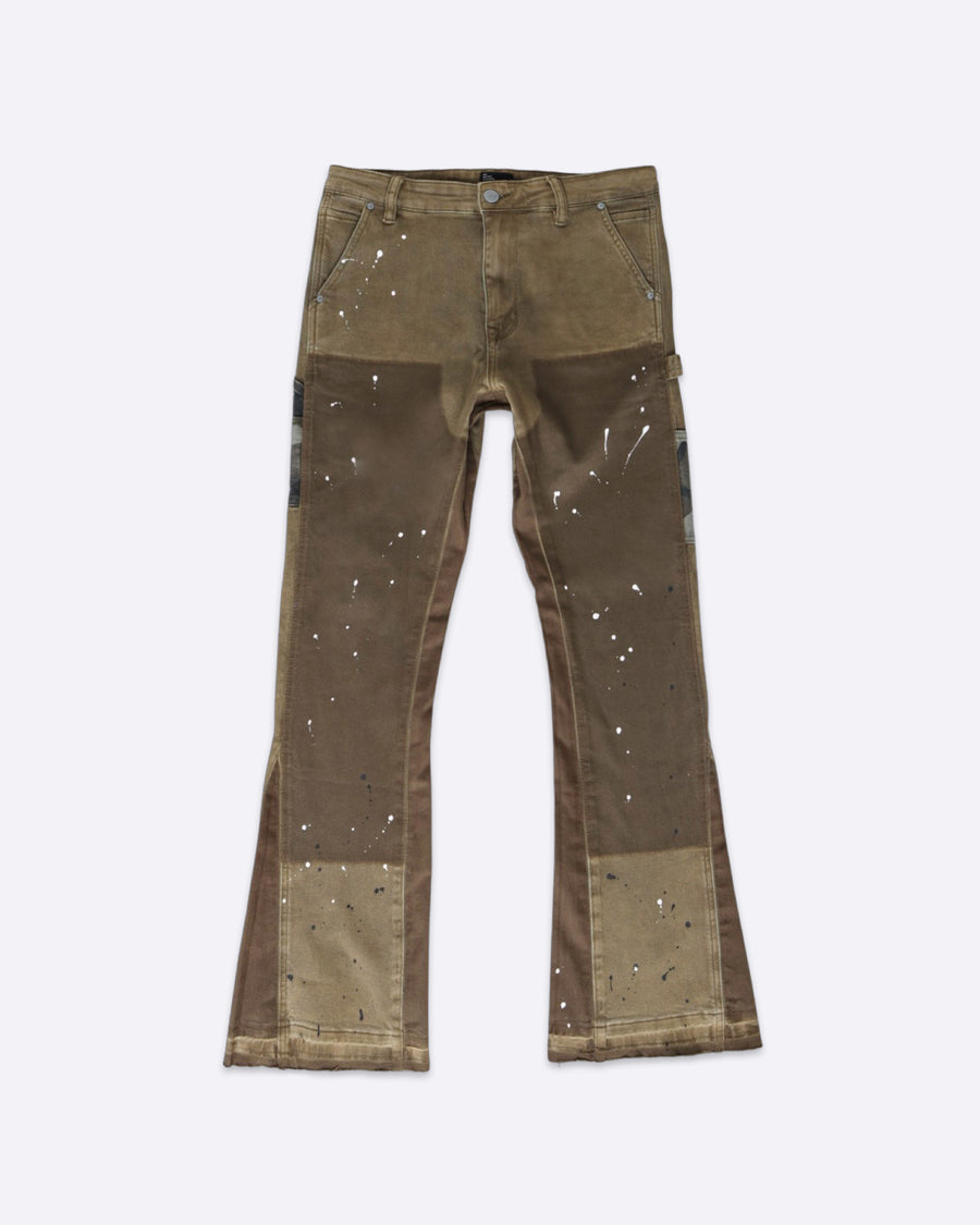 Olive Flare Jeans
